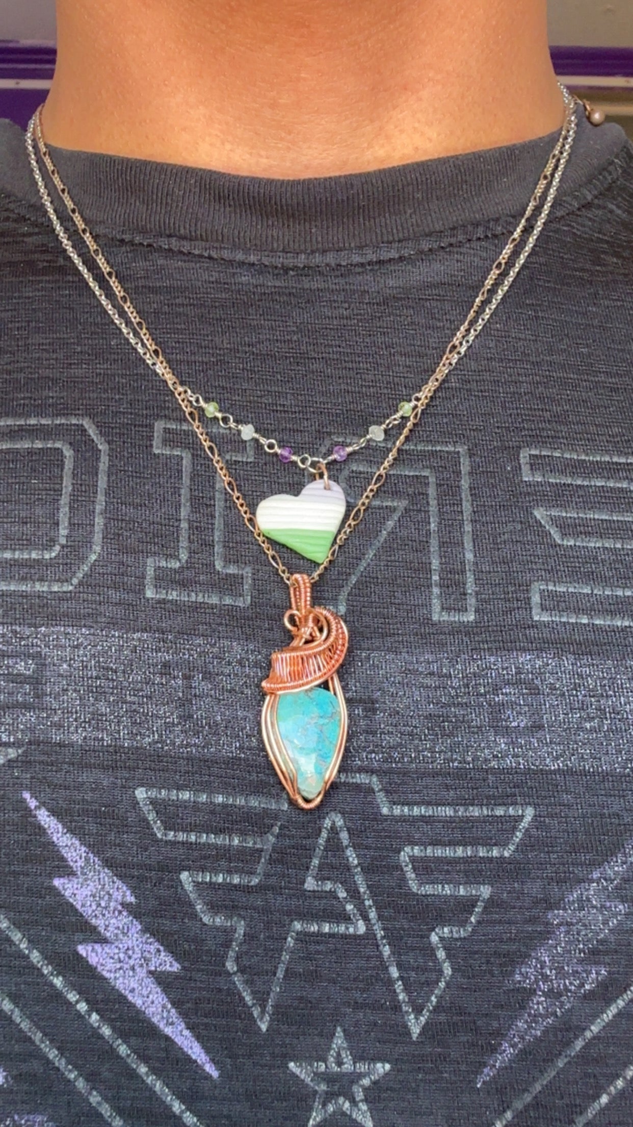 Chrysocolla Pendant