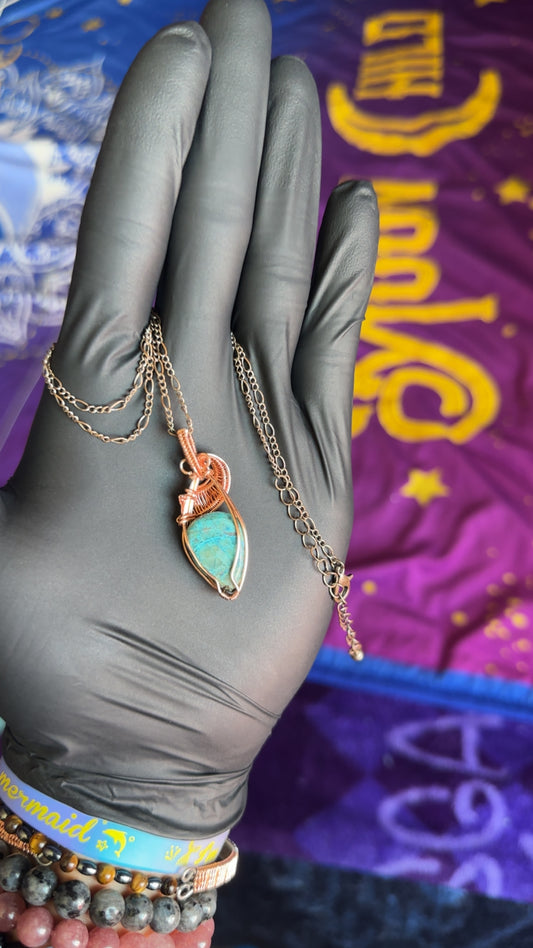 Chrysocolla Pendant