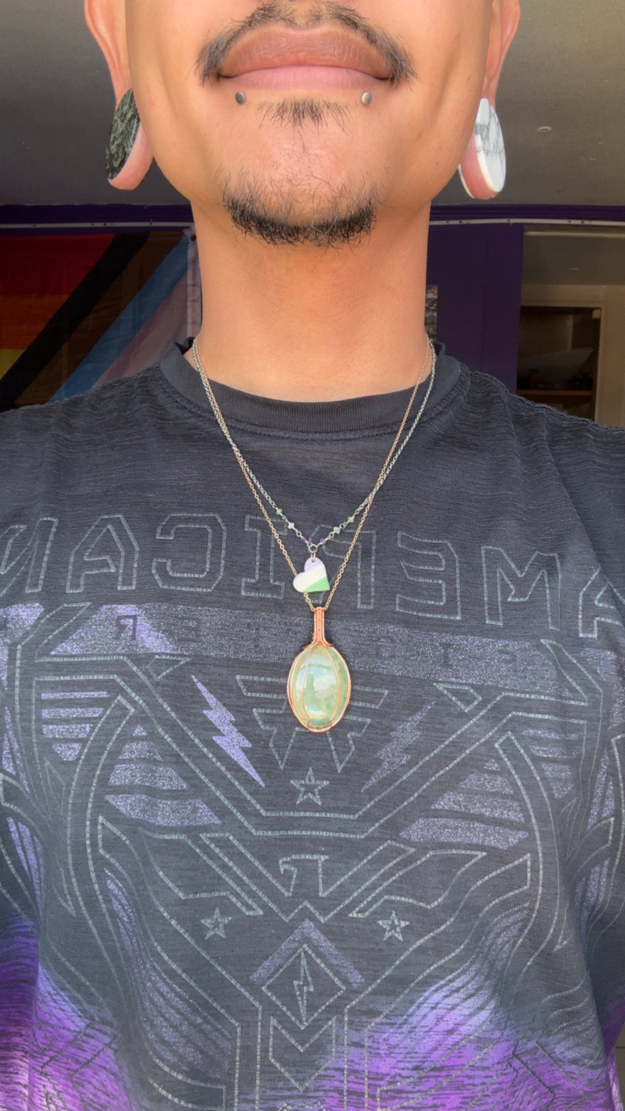 Prehnite Pendant