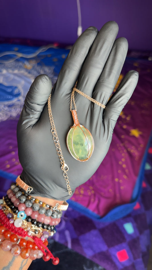 Prehnite Pendant