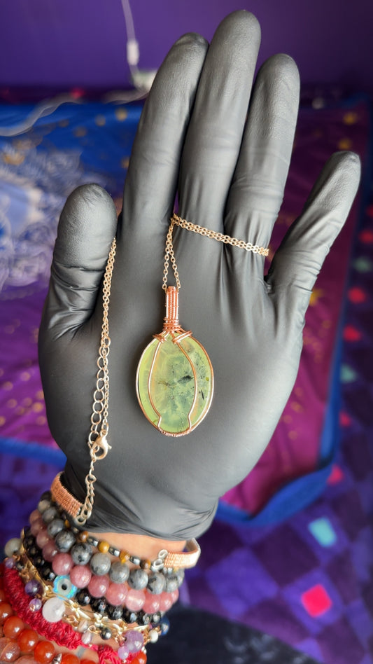 Prehnite Pendant