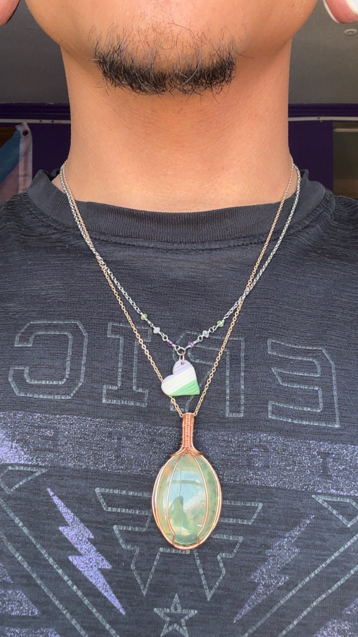 Prehnite Pendant